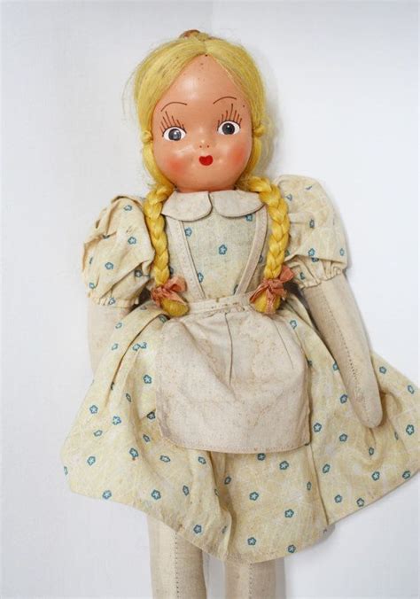 Polish Doll Mask Face Doll Antique Doll Vinage Doll Cloth Doll Celluloid Doll Vintage