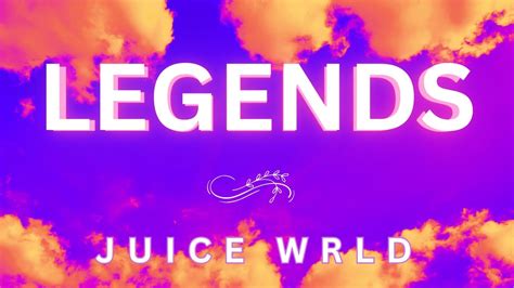 Juice Wrld Legends Lyrics Youtube