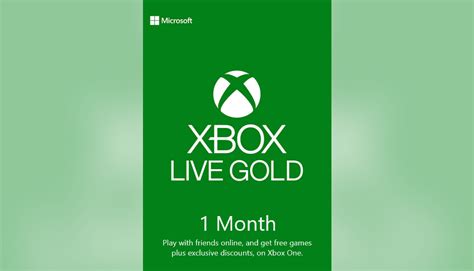 Buy Xbox Live Gold 1 Month Lowest Price