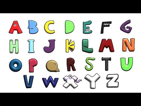 Complete UPPERCASE Alphabet Lore Faceless Compiled YouTube