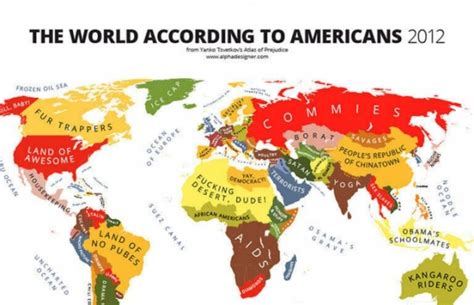 31 Funny Maps Of National Stereotypes And How People View The World