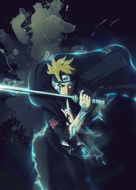 Displate Poster Boruto Naruto Renegade Boruto Naruto Renegade