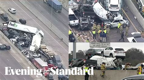 Texas Interstate Crash At Least Five Killed In Pileup Of Up To 100