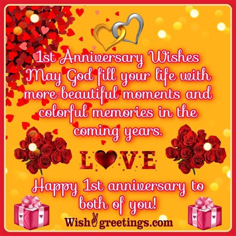 1st Anniversary Wishes Messages And Quotes Wishesmsg 47 Off