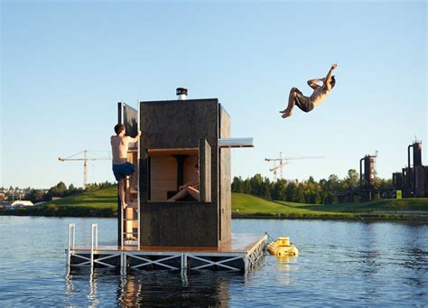 Find Seattles Award Winning Floating Sauna In A Lake Near You Sauna Design Outdoor Sauna Sauna