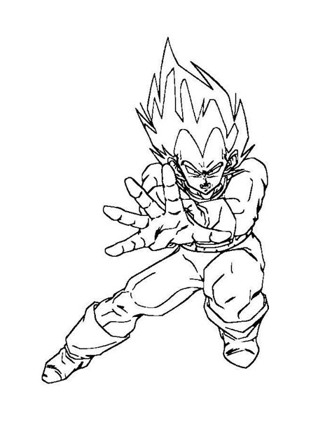 Printable Vegeta Coloring Pages Anime Coloring Pages
