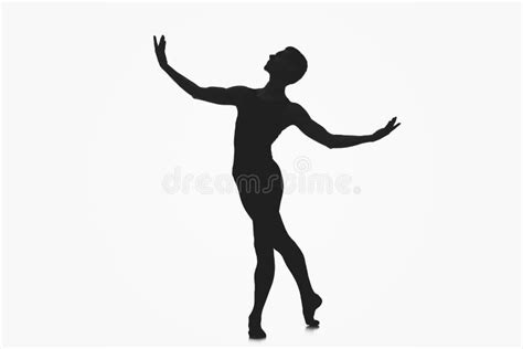Male Ballet Dancer Silhouette Stock Photo Image Of Performance