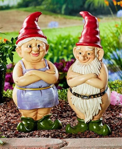 Garden Gnome Naked Ceramic Garden Decor Buy Female Male Or Both My