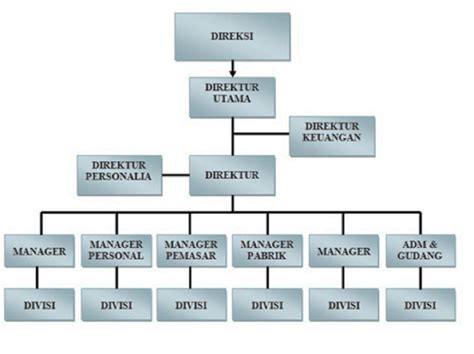 Bentuk Struktur Organisasi Perniagaan