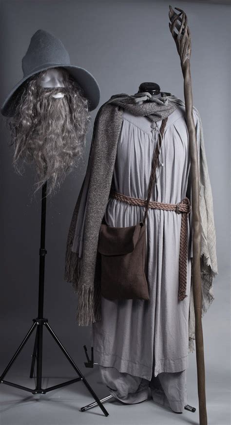 Gandalf Costume Gandalf The Grey Mithrandir Wizard Costume Hobbit