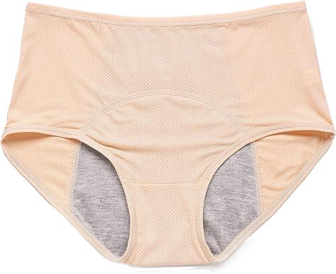 Panties Womens Large Waterproof Underwear Beige 8xl Uk