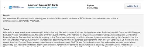 Discover incredible discounts with this american express promo code 15 dollar off. Amex Offers: $5 Off $100 on Amex Gift Cards - Doctor Of Credit