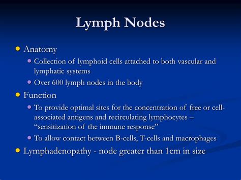 Ppt Approach To Lymphadenopathy Powerpoint Presentation Free