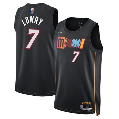 Miami Heat Nike City Edition Swingman Jersey Kyle Lowry Mens