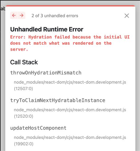 Show HTML Diff In Dev Error Overlay For Hydration Errors Issue 37847