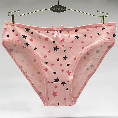 new cotton girls panties underwear cute stars print girl g string teen panties for girls briefs