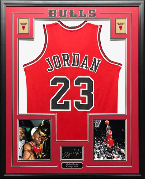 Michael Jordan 34 5x42 5 Custom Framed Jersey Pristine Auction