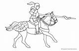 Knight Medieval Horse Coloring Pages Colouring Knights Drawing Soldier Easy Dragons Outline Dragon Party Horseback Kids Nursery Getdrawings Prefer Larger sketch template