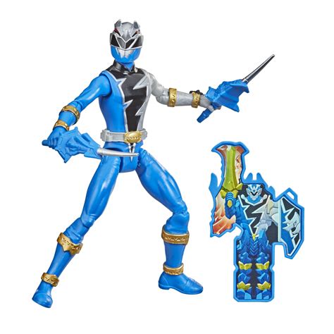 Power rangers action figures, toys, megazords & morphers. Power Rangers Dino Fury Blue Ranger 6-Inch Action Figure ...