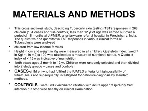 Qualitative Evaluation Of Tuberculin Test Responses In