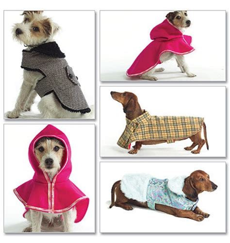 Butterick Dog 4885 Fits Dachshund 500 Via Etsy Dog Coat Pattern