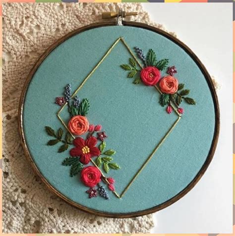 Pin on embroidery in 2020 | Flower embroidery designs, Embroidery hoop ...