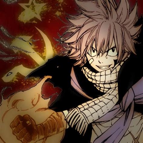 He is a member of fairy tail. Natsu - YouTube