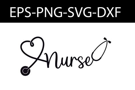 Nurse Stethoscope Heart Svg Graphic By Sweetsvg · Creative Fabrica