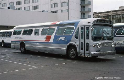 Greyhound Gmc New Look Deluxe Bus 9641 At The 7th Street Terminal San
