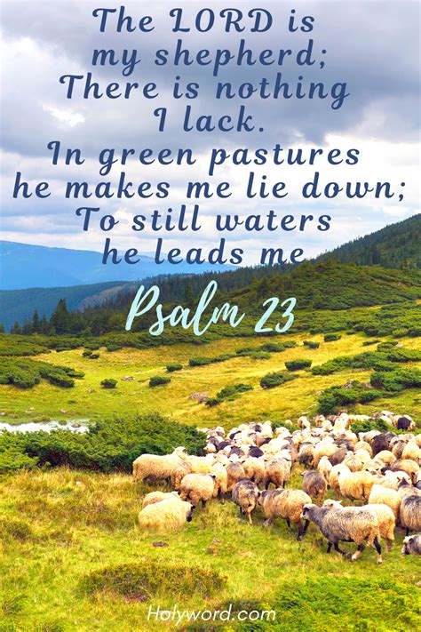 Psalm 23 Is The 23rd Psalm Of The Book Of Psalms Generally Known In