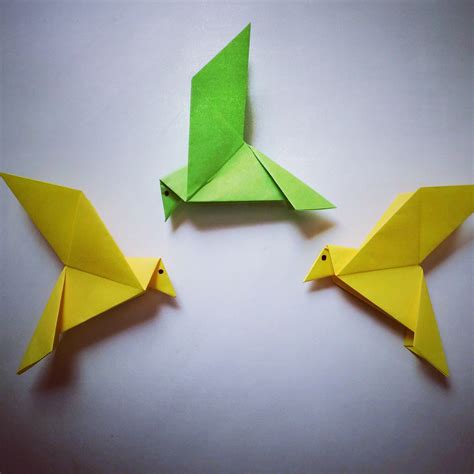 Easy Origami Bird Youtube How To Make An Easy Origami Bird Paper Craft