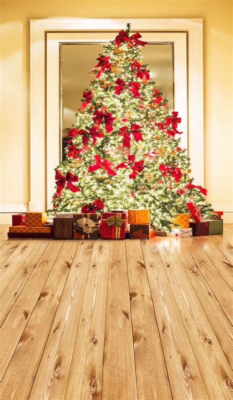 Newest Photo Background Big Christmas Trees Theme Photography Backdrop Sale