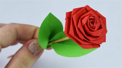 How To Make A Origami Rose Easy