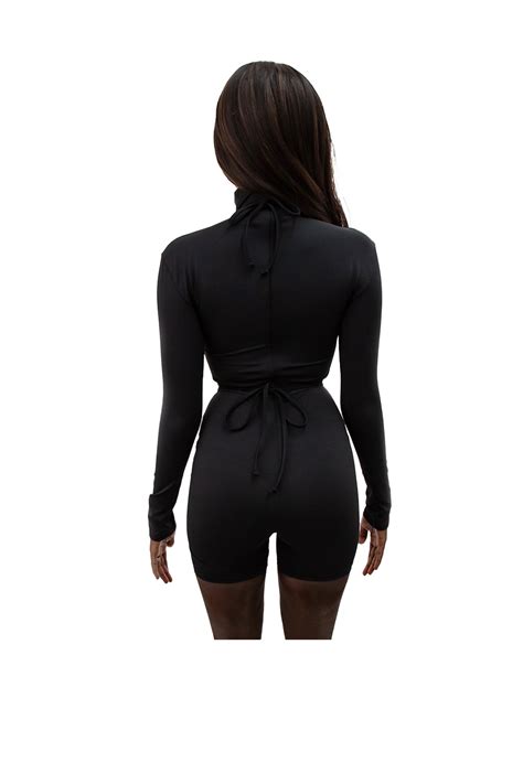 Cut Out Black Bodysuit From Grayscale