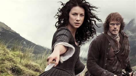 Claire And Jamie Outlander 2014 Tv Series Wallpaper 38535187 Fanpop