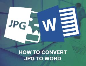 Extract text from pdf and images (jpg, bmp, tiff, gif) and convert into editable. How to Convert JPG to Word - Icecream Tech Digest
