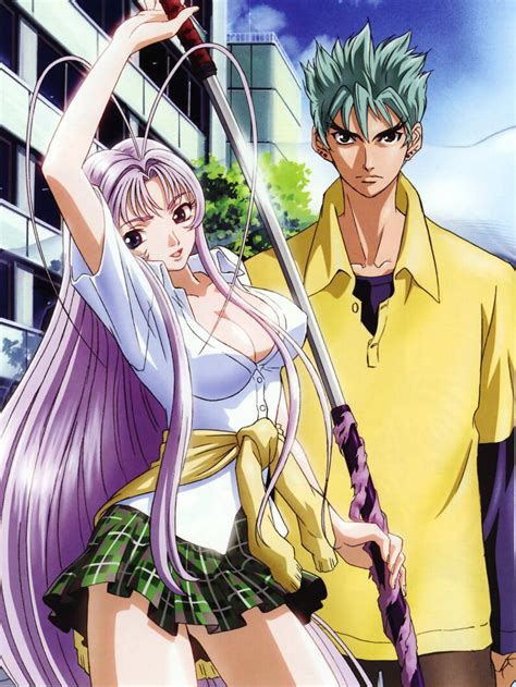 Umehara Takahiro Natsume Maya Takayanagi Mitsuomi Tenjou Tenge Light Purple Hair Highres