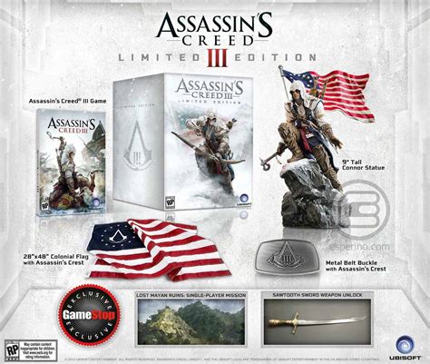 Assassins Creed 3 Lédition Limitée Avec Une Statuette Xbox Xboxygen