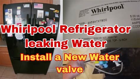 How To Fix Whirlpool Refrigerator Ice Maker Overfilling Leaking Water