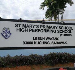 Mary's secondary school, kuching, sarawak. SK St Mary (M), Primary School in Kuching