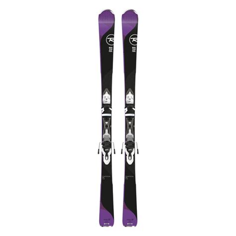 Rossignol Womens Temptation 75 All Mountain Skis With 18 Sun And Ski