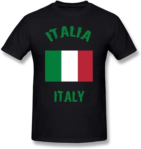 men s o neck italia italy italian flag short sleeve t shirts tops tees uk clothing