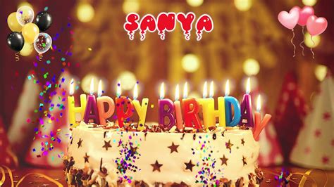 Sanya Birthday Song Happy Birthday To You Youtube
