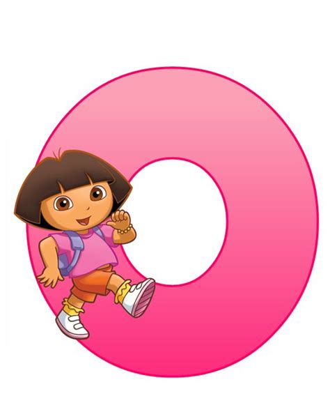 The Letter C Is For Dora With An Image Of Dora On It S Face