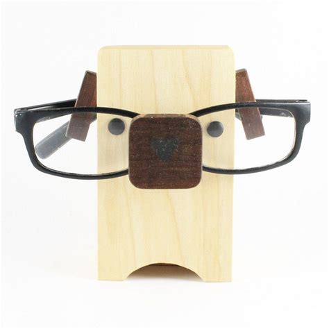 Pug Dog Eyeglass Stand Glasses Holder Etsy Canada Wooden