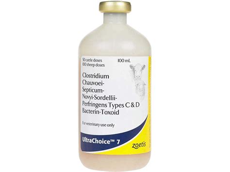 UltraChoice 7 Cattle Sheep Vaccine Zoetis Animal Health - CD T
