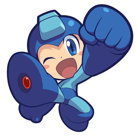 Mega Man Powered Up Cute Drawlings Cute Art Game Character Design
