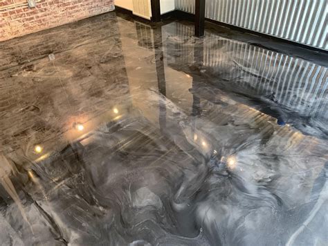 Metallic Epoxy Floors In Atlanta — Grindkings Atlanta Polished Concrete