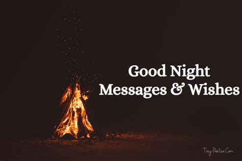 140 Good Night Messages Best Wishes And Quotes Tiny Positive