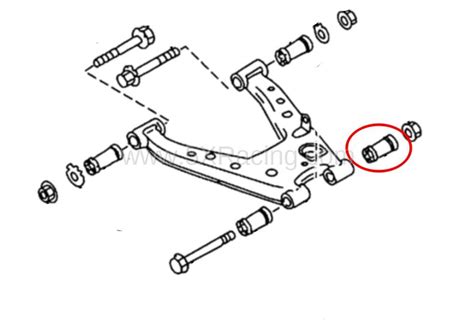 Mazda Oem 90 05 Miata Rear Lower Control Arm Bushing Outer Rear